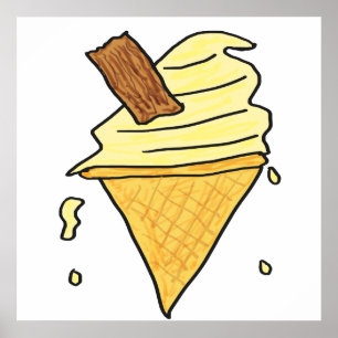 Póster Ice Cream Cone