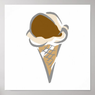 Póster Ice Cream Cone