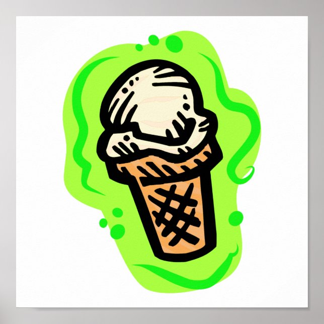 Póster Ice Cream Cone (Frente)