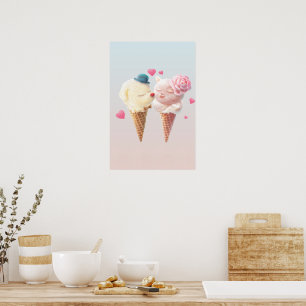Póster Ice Cream Love