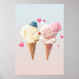 Póster Ice Cream Love