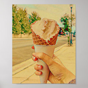 Póster Ice cream lover gift
