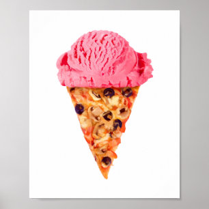 Póster Ice Cream Pizza