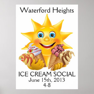Póster Ice Cream Social - SRF