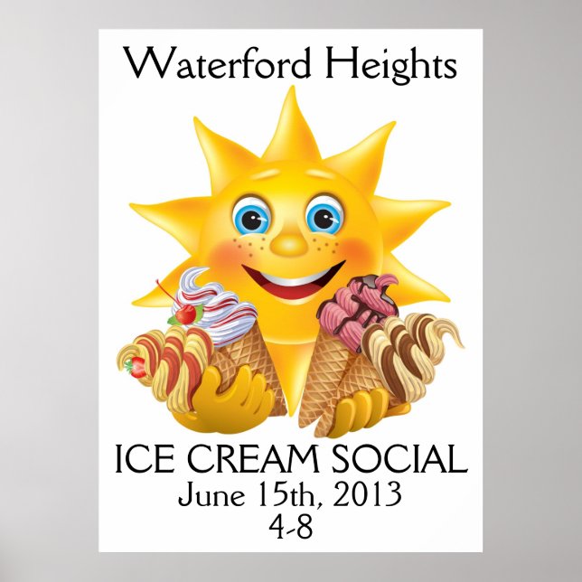 Póster Ice Cream Social - SRF (Frente)