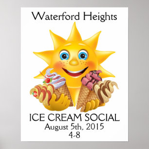 Póster Ice Cream Social - SRF