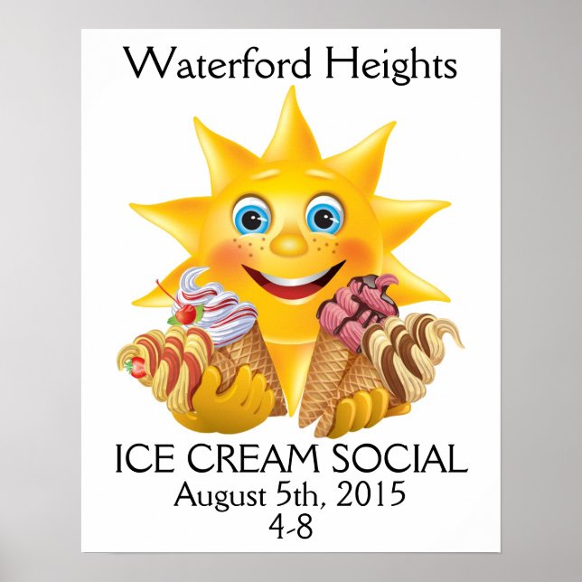 Póster Ice Cream Social - SRF (Frente)
