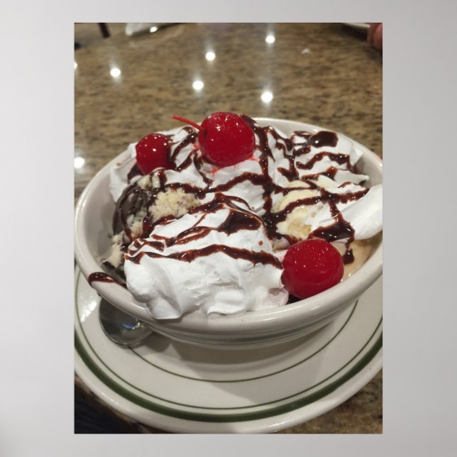 Póster Ice Cream Sundae (Frente)