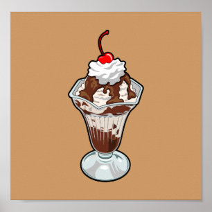 Póster Ice Cream Sundae