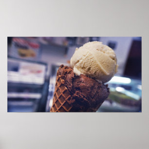 Póster Ice crema Cone