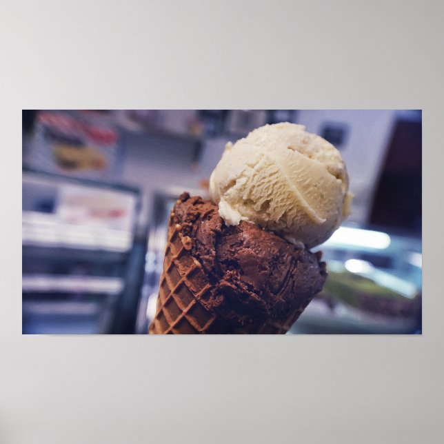 Póster Ice crema Cone (Frente)