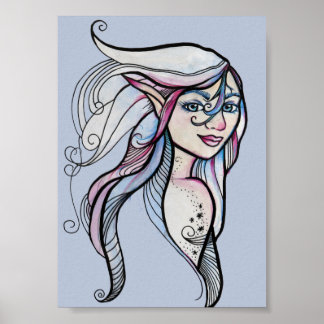 Póster Ice Elf de invierno