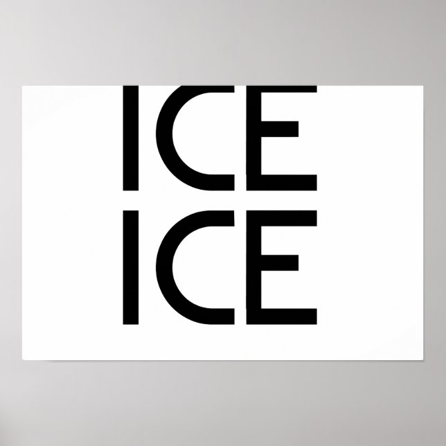 Póster Ice Ice Baby (Frente)