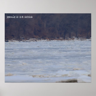 Póster Ice on the Delaware River 2026