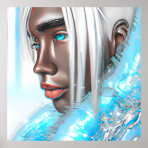 Póster Ice Prince Melanin Black Boy Magic Bruh Winter Bro