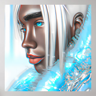 Póster Ice Prince Melanin Black Boy Magic Bruh Winter Bro