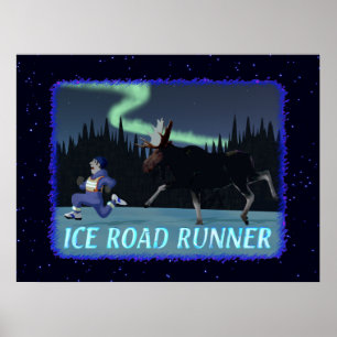 Póster Ice Road Runner