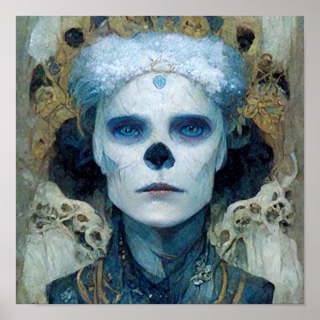 Póster Ice Witch 3 Fantasy Sci-Fi (Frente)