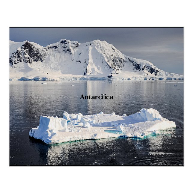 Póster Iceberg Antártica (Anverso)
