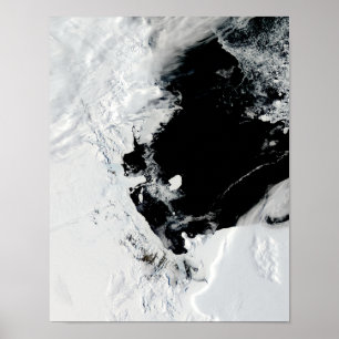 Póster Iceberg de B-15J en el mar de Ross, la Antártida