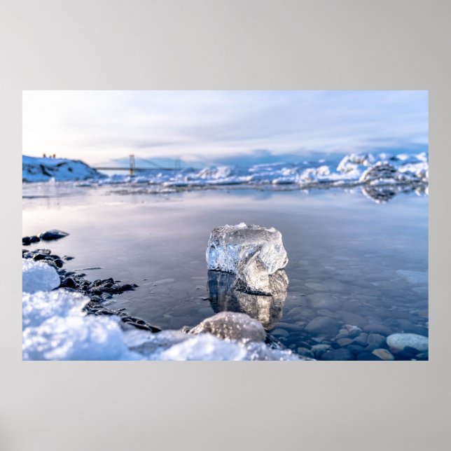 Póster Iceberg viaja al mar (Frente)