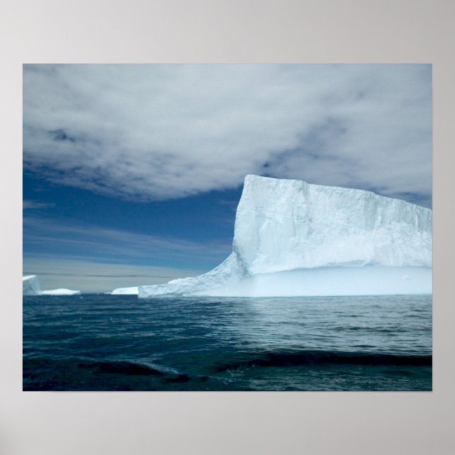 Póster Icebergs en la punta sur de South 2 (Frente)