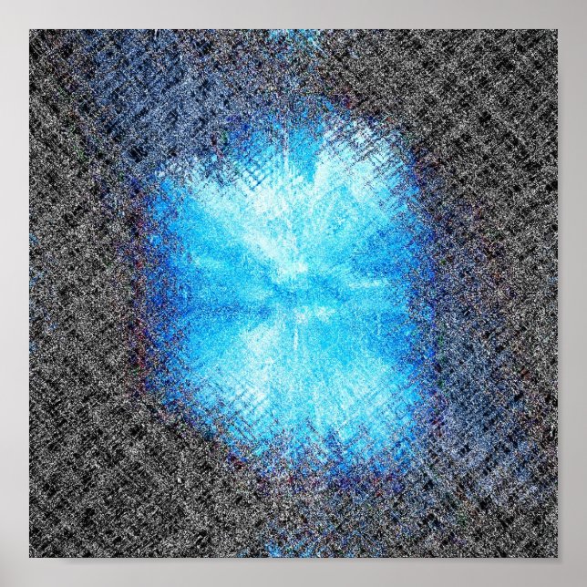 Póster Icecube cartesiano (Frente)