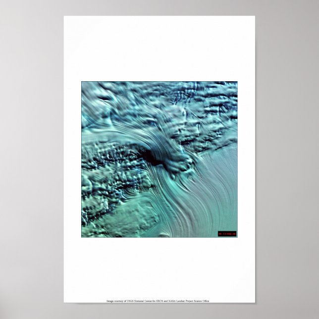 Póster Icefall, Lambert Glacier, Antarctica (Frente)