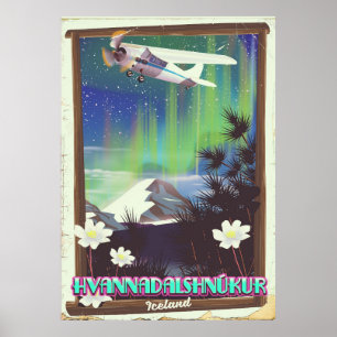 Póster iceland Hvannadalshnúkur