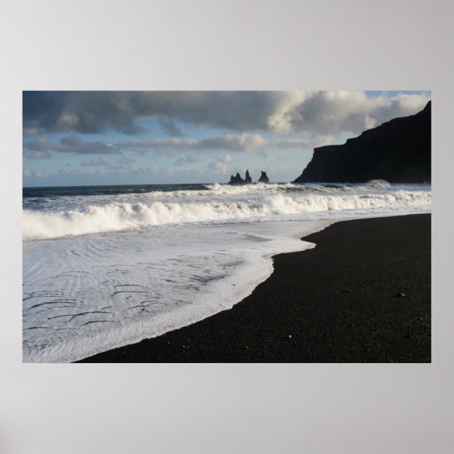 Póster Iceland. South. Vik i Myrdal (Frente)