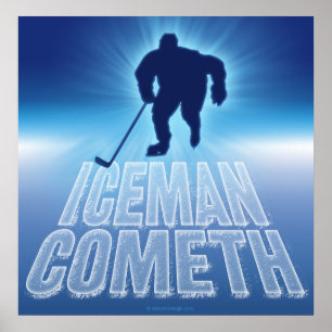 Póster Iceman Cometh (Hockey)