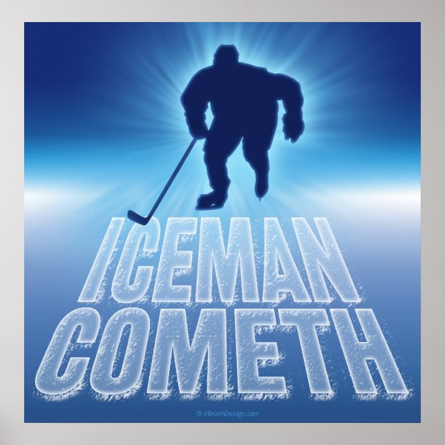 Póster Iceman Cometh (Hockey) (Frente)