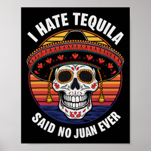 Póster Ich He Tequila Mexican Cinco De Mayo
