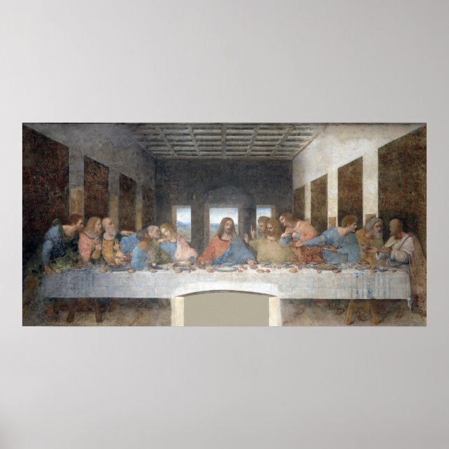 Póster Icónico Leonardo da Vinci La Última Cena (Frente)