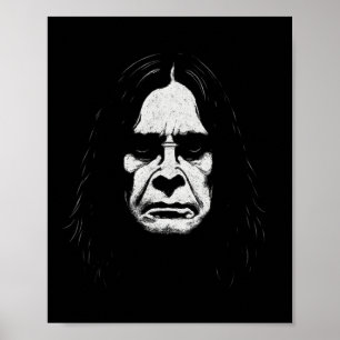 Póster Icono de Halloween Face A De Leyenda Ghostly Rock 