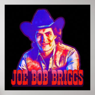 Póster Icono de Joe Bob Briggs Horror