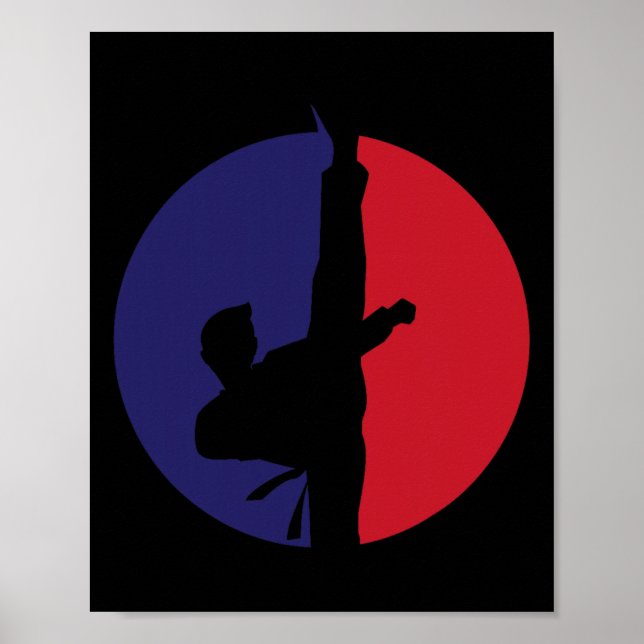 Póster Icono de Karate (Frente)