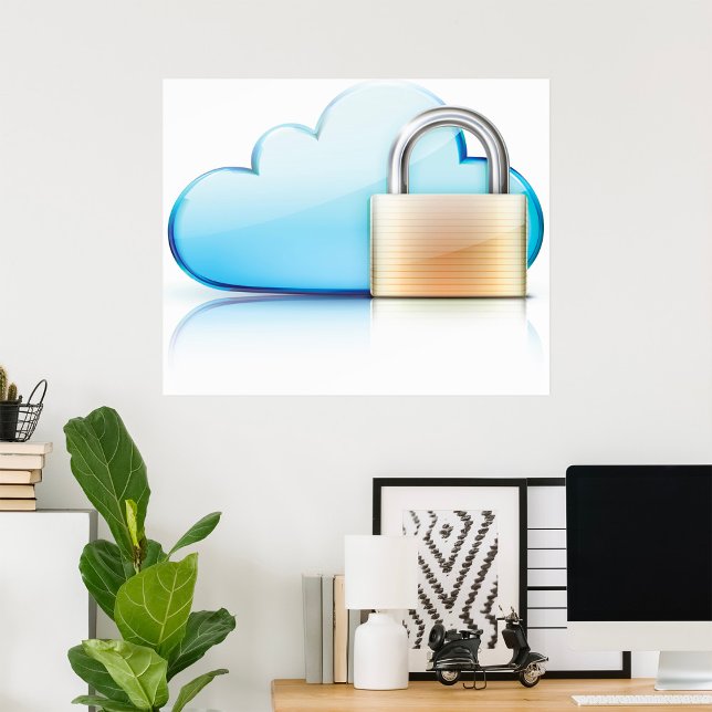 Póster Icono de seguridad de Internet Poster seguro de bl (Subido por el creador)