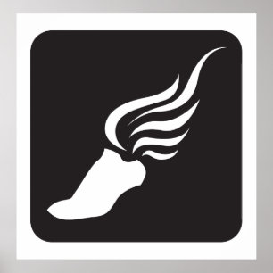 Póster Icono del atletismo