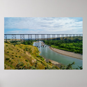 Póster Icono del ferrocarril de Alberta