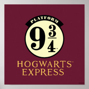 Póster Icono EXPRESS de la plataforma 9 3/4 HOGWARTS™