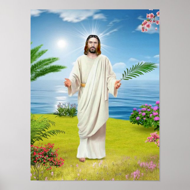 Póster Icono Jesús de Cristo (Frente)
