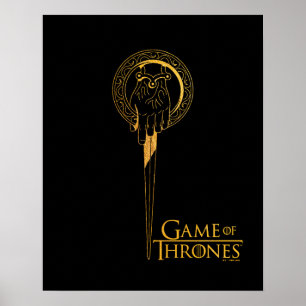 Póster Icono mano del rey