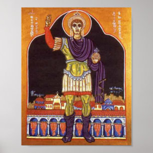 Póster Icono PSS. Imp. Rom. Theodosii Magni