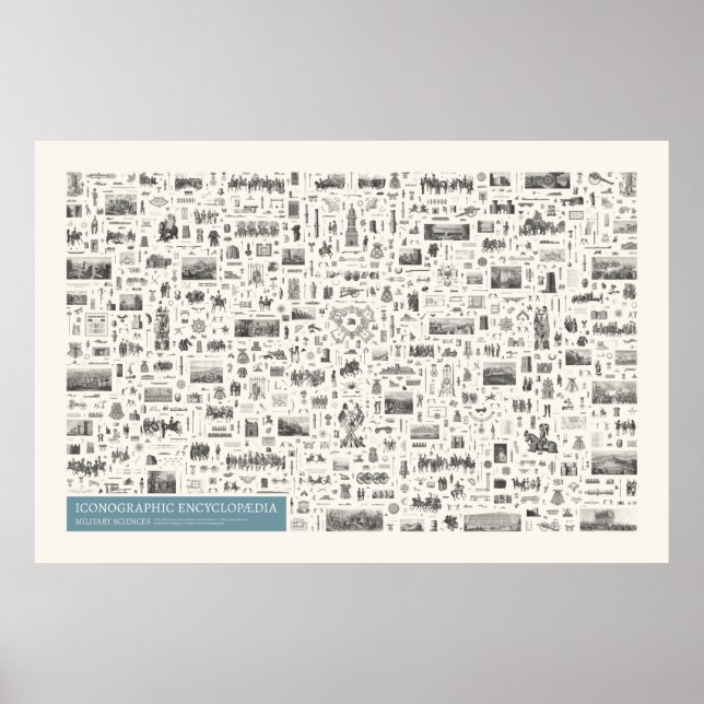 Póster Iconografía - Cifras de ciencias militares (Frente)
