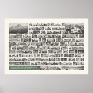 Póster Iconografía - Escenas de arquitectura