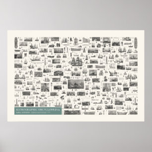 Póster Iconografía - Figuras de Ciencias Navales