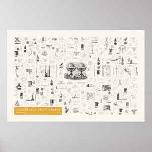 Póster Iconografía - Matemáticas