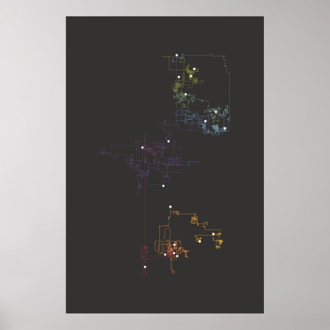 Póster Iconography Data Art - Path (Frente)