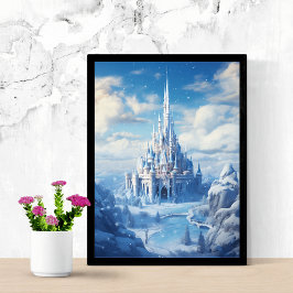 Póster Icy Wonder: Gran poster del Castillo de Hielo